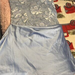 Oh polly blue lacy dress